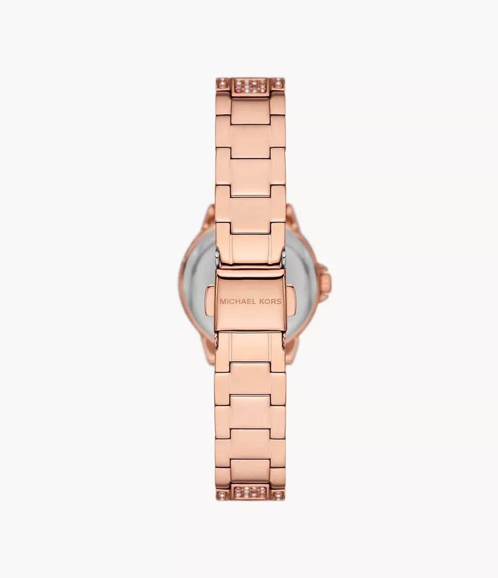 handbagbranded.com getlush outlet personalshopper usa Coach malaysia ready stock Michael Kors Petite Camille Three-Hand Rose Gold-Tone Stainless Steel Watch MK7274 1