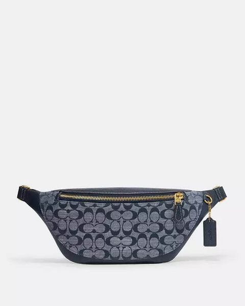 handbagbranded.com getlush outlet personalshopper usa Coach malaysia ready stock COACH WARREN BELT BAG IN SIGNATURE CHAMBRAY DENIM CG994 1