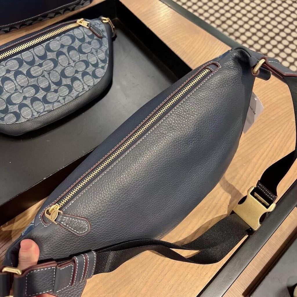handbagbranded.com getlush outlet personalshopper usa Coach malaysia ready stock COACH WARREN BELT BAG IN SIGNATURE CHAMBRAY DENIM CG994 2