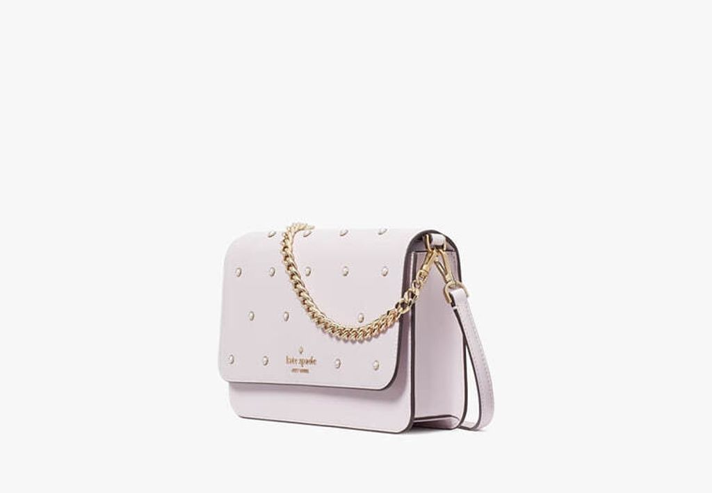 handbagbranded.com getlush outlet coach outlet personalshopper usa malaysia Kate Spade Madison Studded Faux Pearls Flap Convertible Crossbody 2