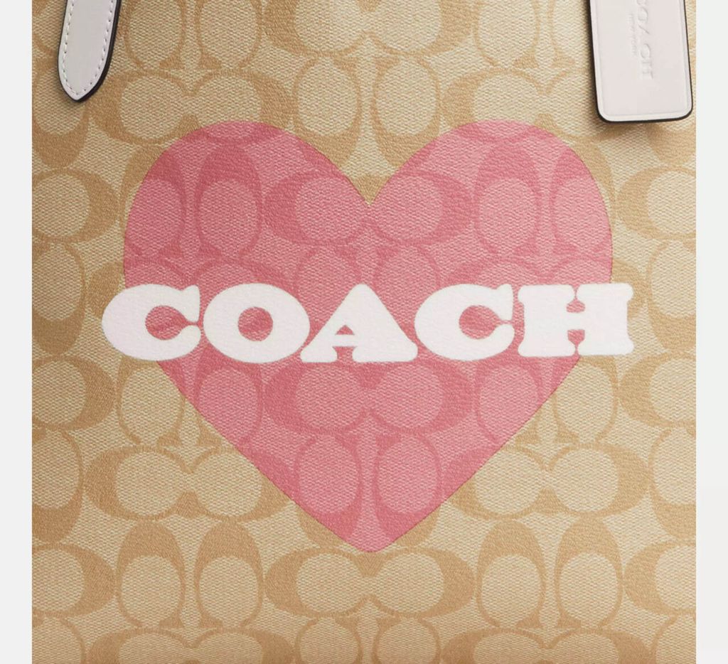 handbagbranded.com getlush outlet coach outlet personalshopper usa malaysia Coach City Tote In Signature Canvas With Heart Print 4