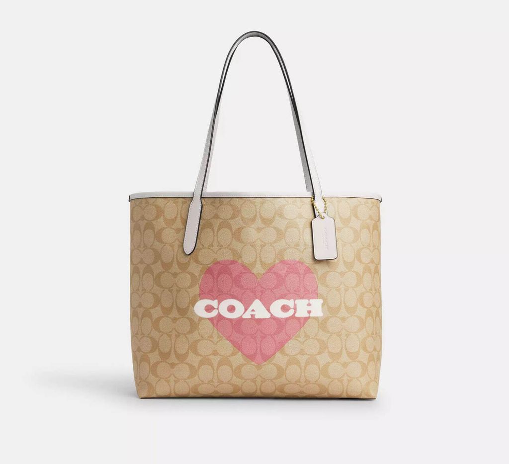 handbagbranded.com getlush outlet coach outlet personalshopper usa malaysia Coach City Tote In Signature Canvas With Heart Print