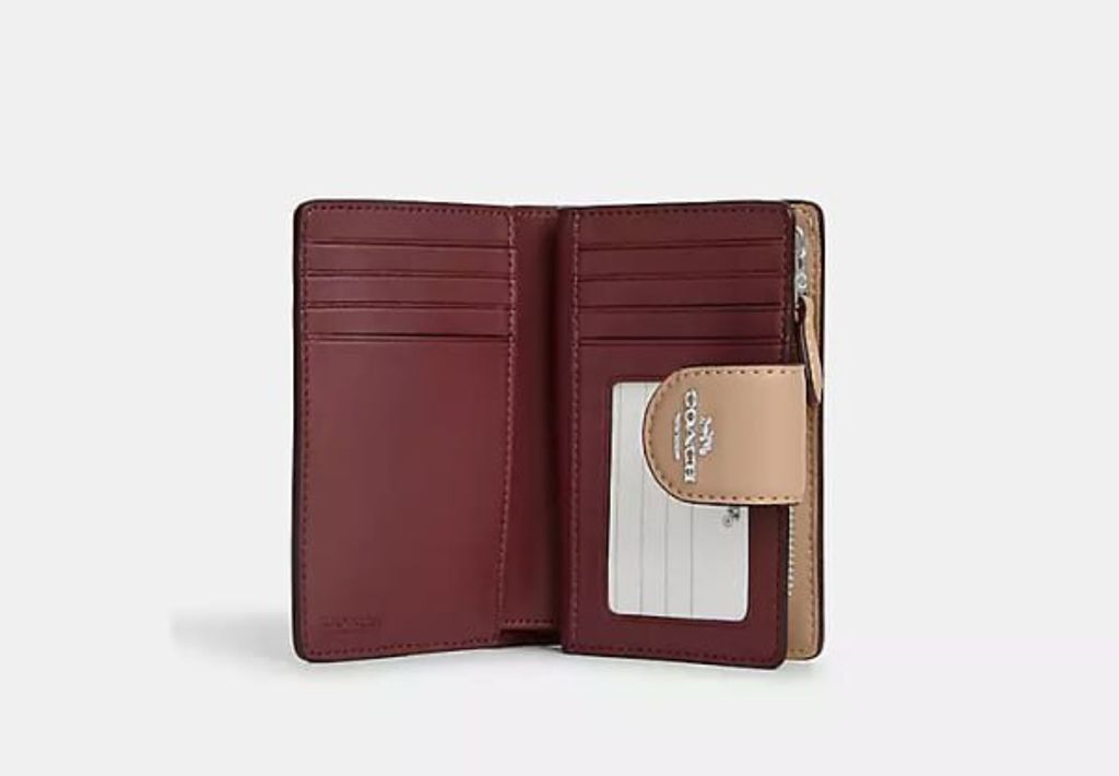 handbagbranded.com getlush outlet personalshopper usa malaysia ready stock COACH Medium Corner Zip Wallet With Signature Leather 1