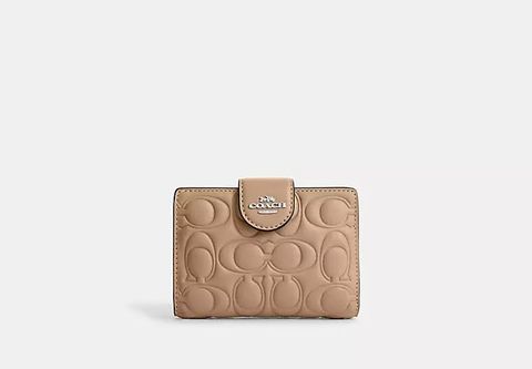 handbagbranded.com getlush outlet personalshopper usa malaysia ready stock COACH Medium Corner Zip Wallet With Signature Leather