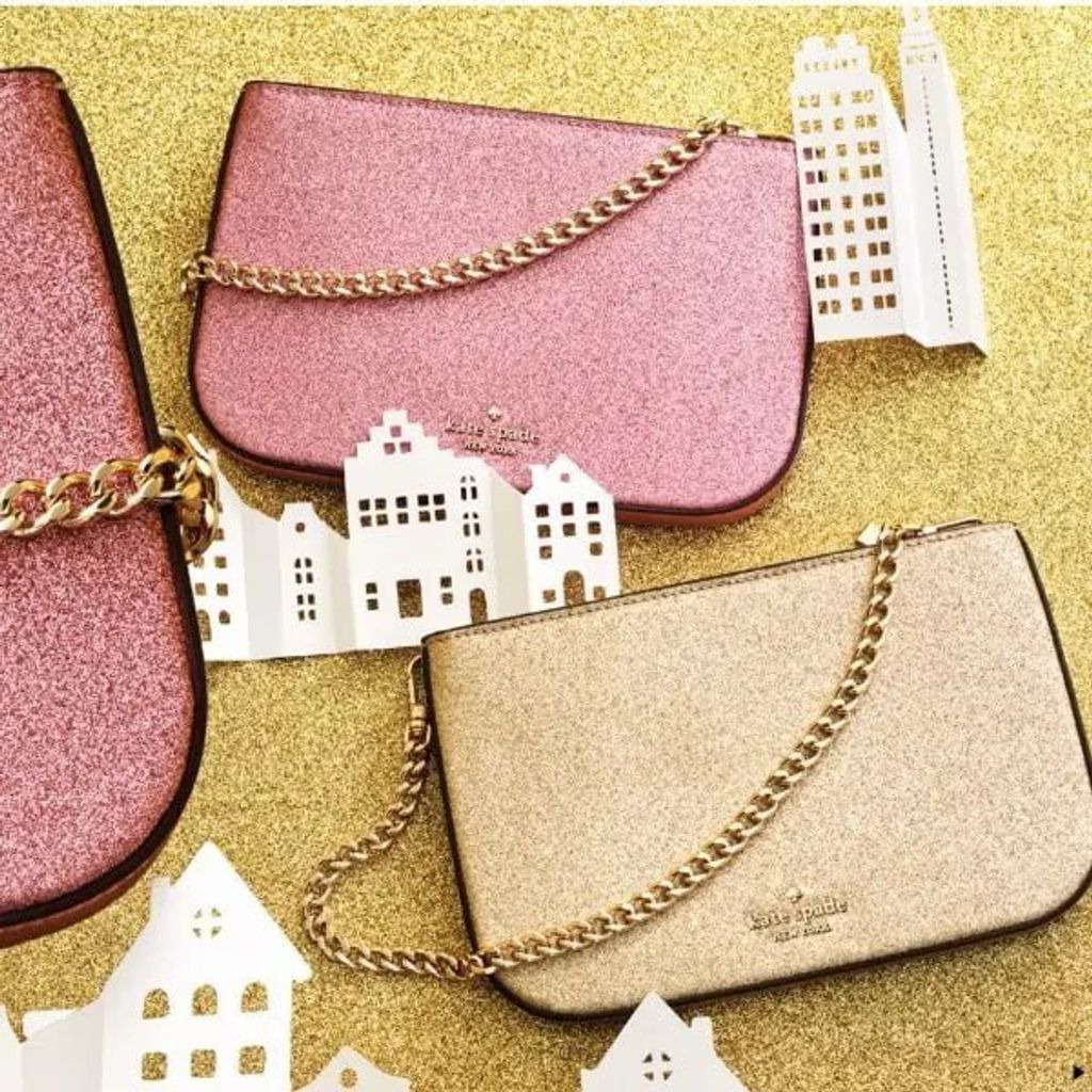 handbagbranded.com getlush outlet personalshopper usa malaysia ready stock coach malaysia coach Glimmer Glitter Pochette Mitten Pink 4