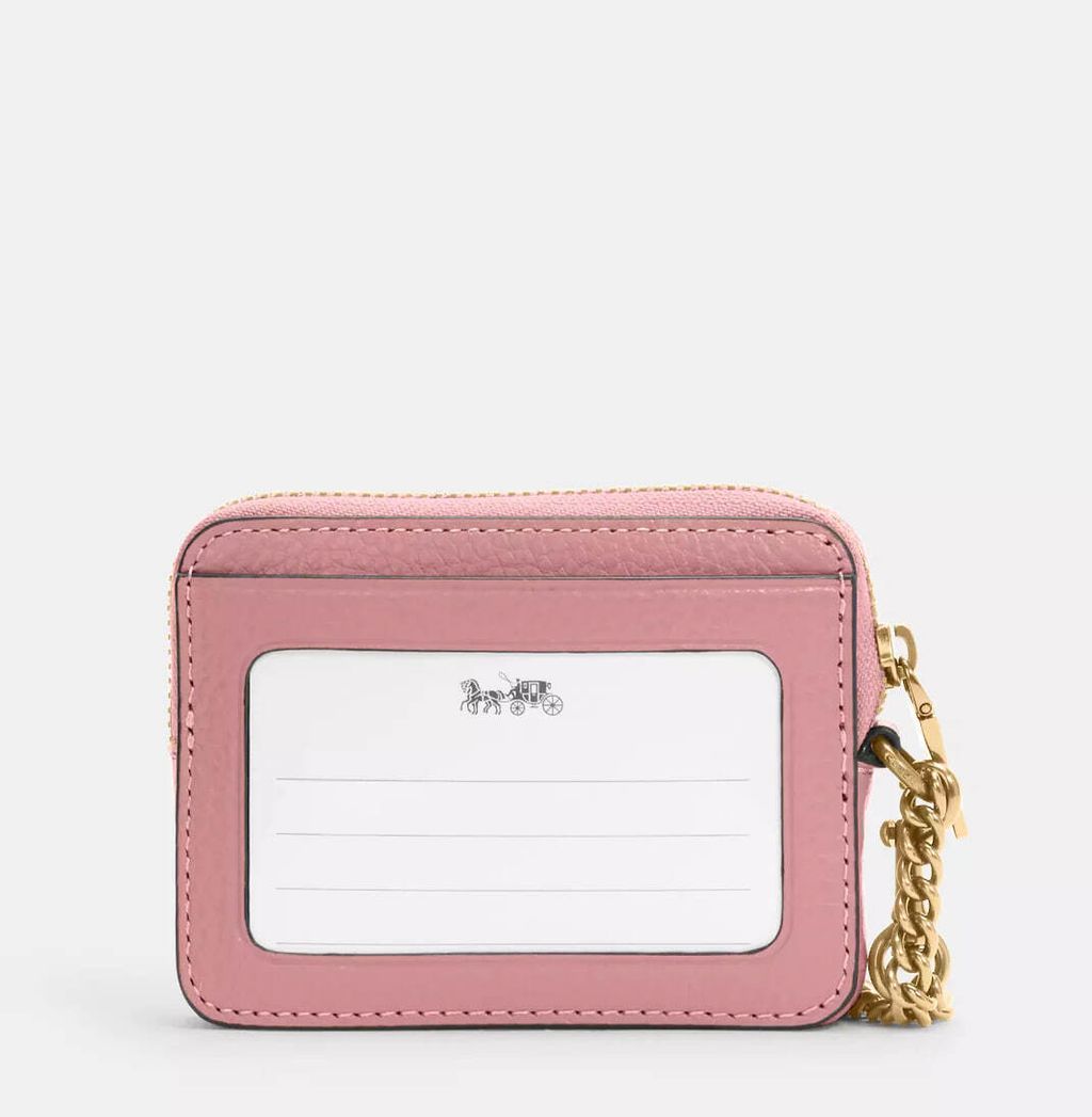 handbagbranded.com getlush outlet personalshopper usa Coach malaysia ready stock Coach Coach Zip Card Case In True Pink  2
