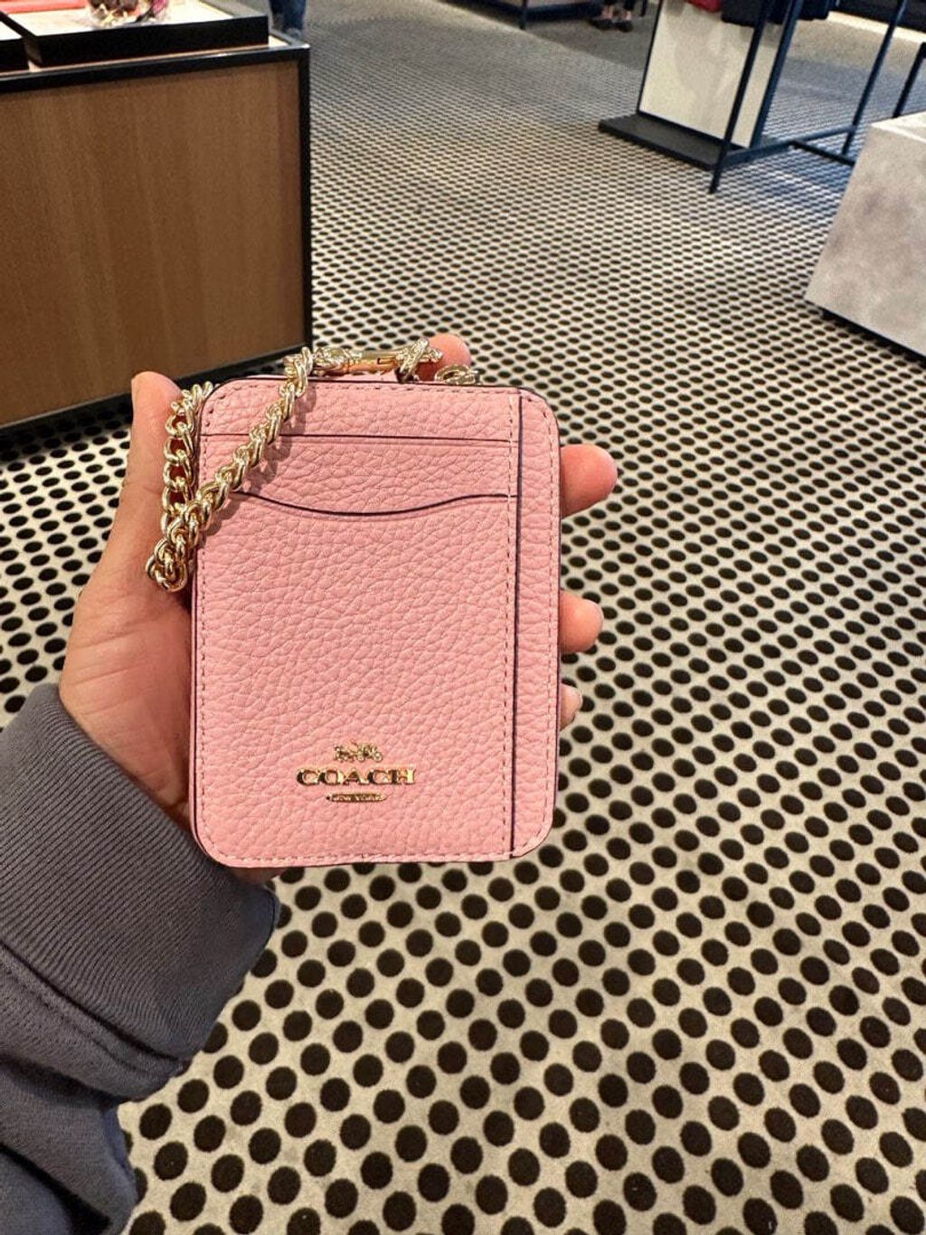 handbagbranded.com getlush outlet personalshopper usa Coach malaysia ready stock Coach Coach Zip Card Case In True Pink  3