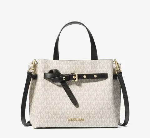 handbagbranded.com getlush outlet personalshopper usa Coach malaysia ready stock Michael Kors Emilia Small Logo Satchel in Signature Vanilla