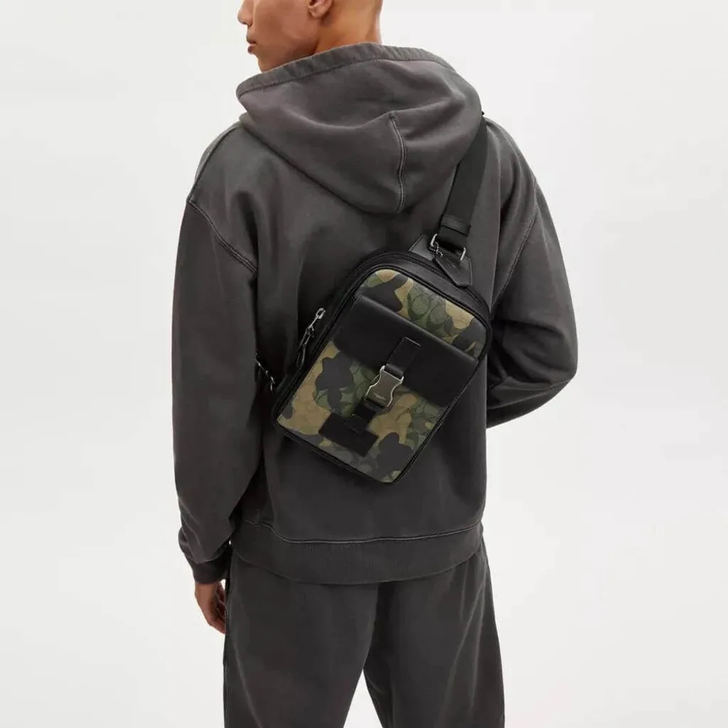 handbagbranded.com getlush outlet personalshopper usa Coach malaysia ready stock Coach Track Pack In Signature Canvas With Camo Print 1
