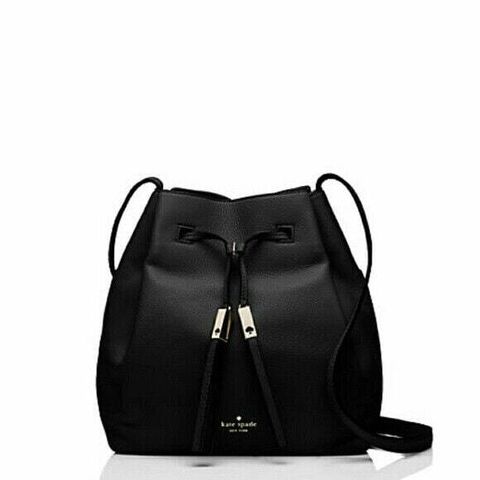 handbagbranded.com getlush outlet personalshopper usa malaysia ready stock coach malaysia marc jacobs malaysia Kate Spade Grey Street Cooper Crossbody Bucket Bag Black