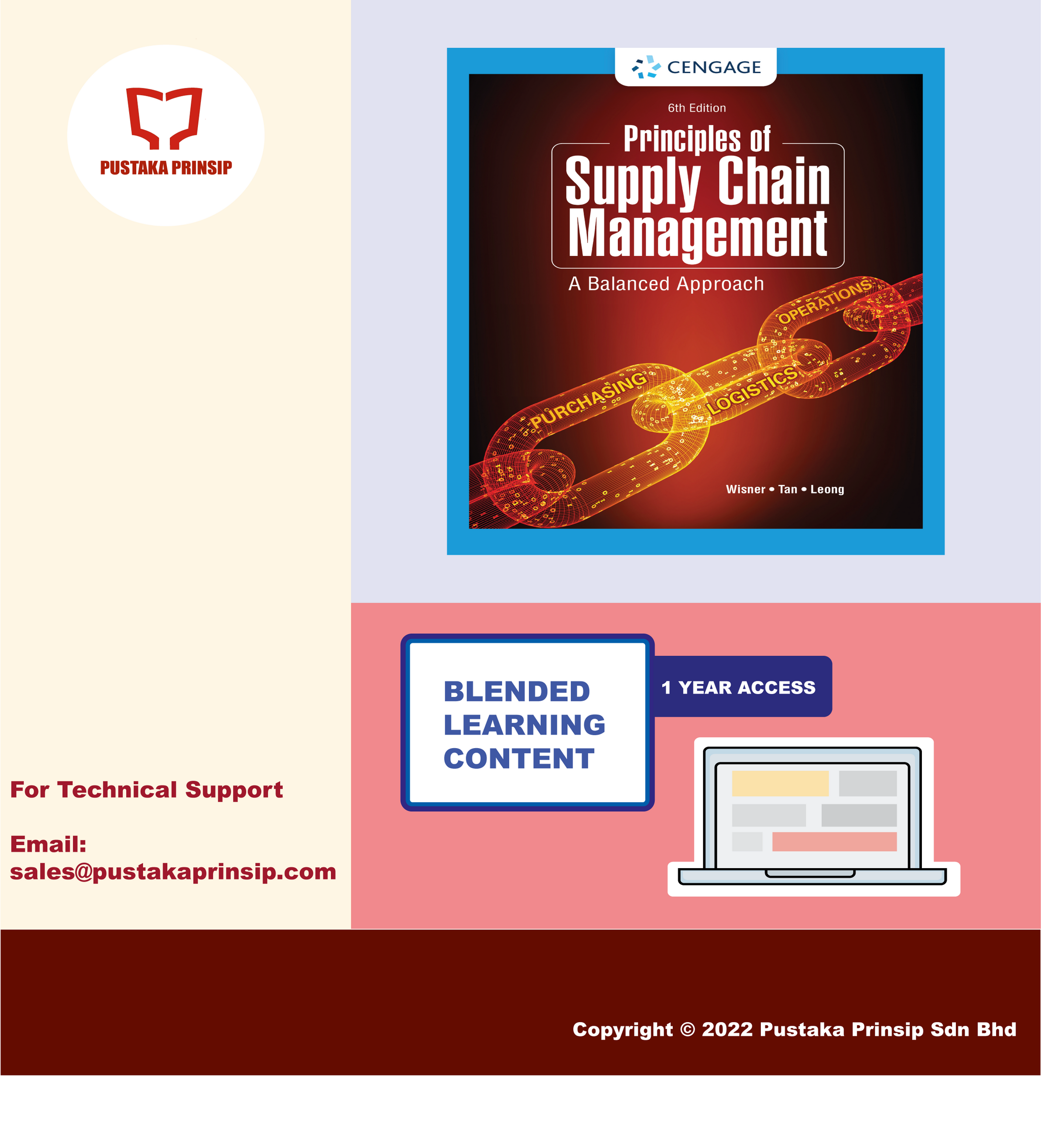 Wisner Principles of Supply Chain Management 6th Edition Pustaka Prinsip
