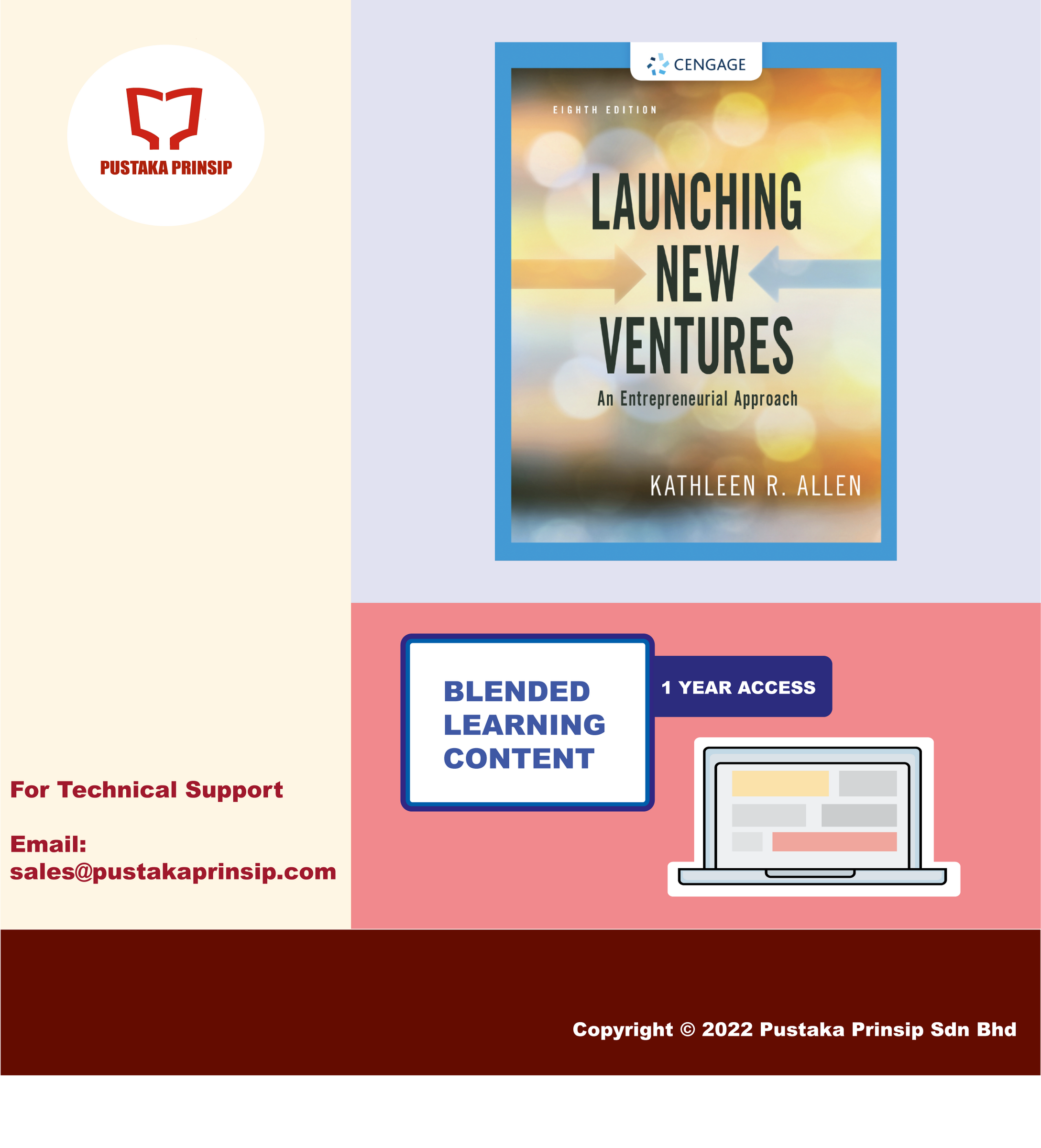 Allen Launching New Ventures An Entrepreneurial Approach, 8th Edition Pustaka Prinsip