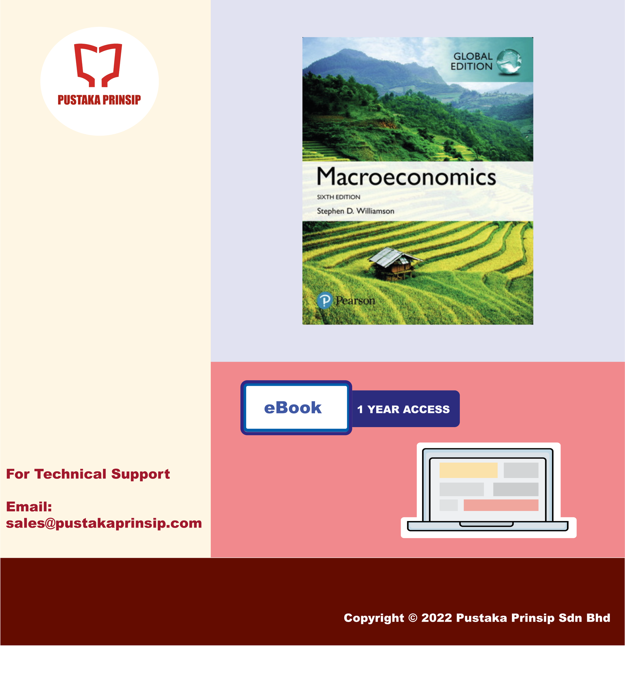 Williamson Macroeconomics, Global Edition, 6th edition Pustaka Prinsip