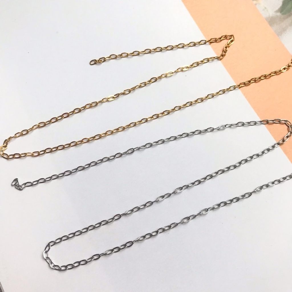 Anna Jewellery Handicraft - DIY Chain: Stainless Steel Square Link Chain