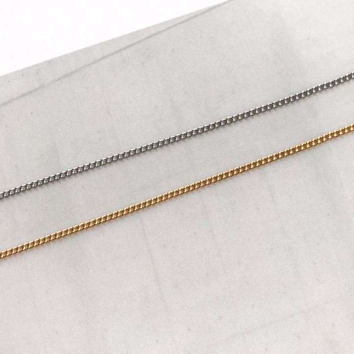 Anna Jewellery Handicraft - DIY Chain: Stainless steel Cuban Chain