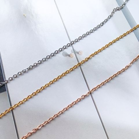 Anna Jewellery Handicraft - DIY Chain: Stainless steel Classic Cable Chain