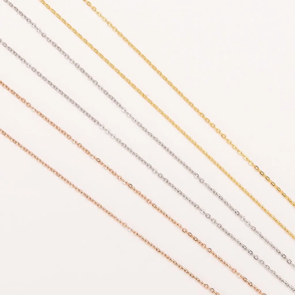 Anna Jewellery Handicraft - DIY Chain: Stainless steel Classic Cable Chain