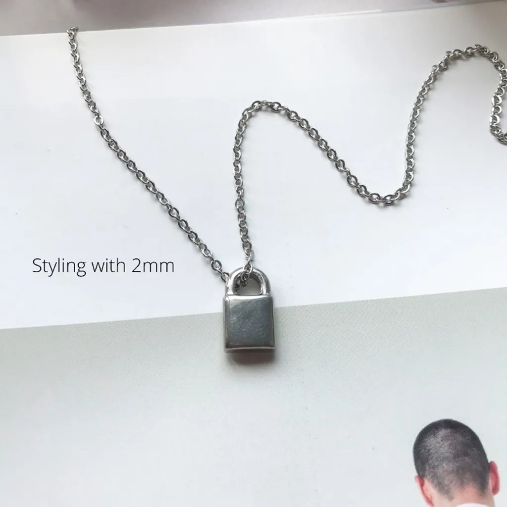 Anna Jewellery Handicraft - DIY Chain: Stainless steel Classic Cable Chain