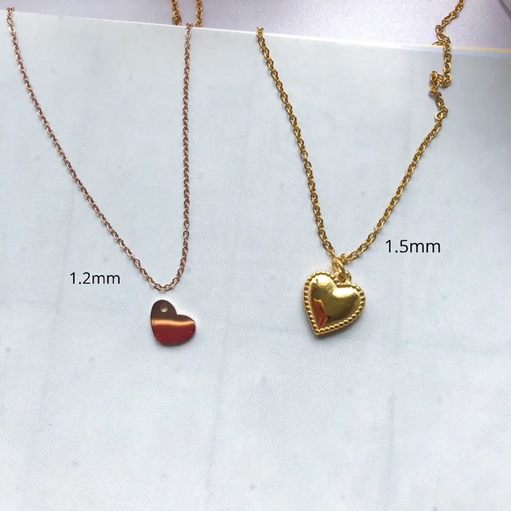 Anna Jewellery Handicraft - DIY Chain: Stainless steel Classic Cable Chain