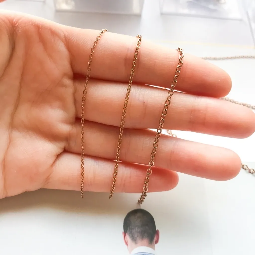 Anna Jewellery Handicraft - DIY Chain: Stainless steel Classic Cable Chain