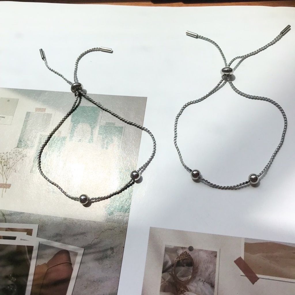 Stainless steel adjustable snake chain bracelet and ankle 5