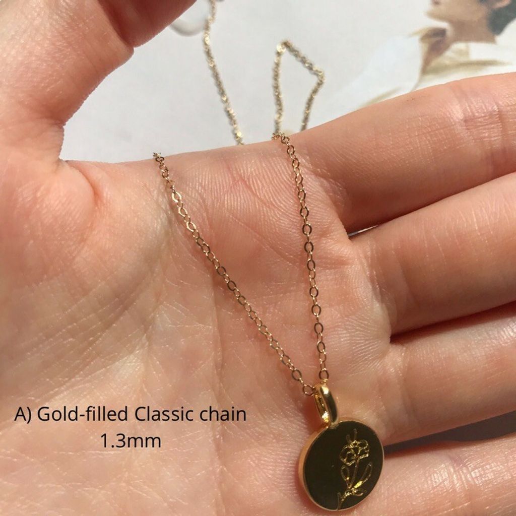 14k Gold-filled Chain - Classic Chain 1.3mm