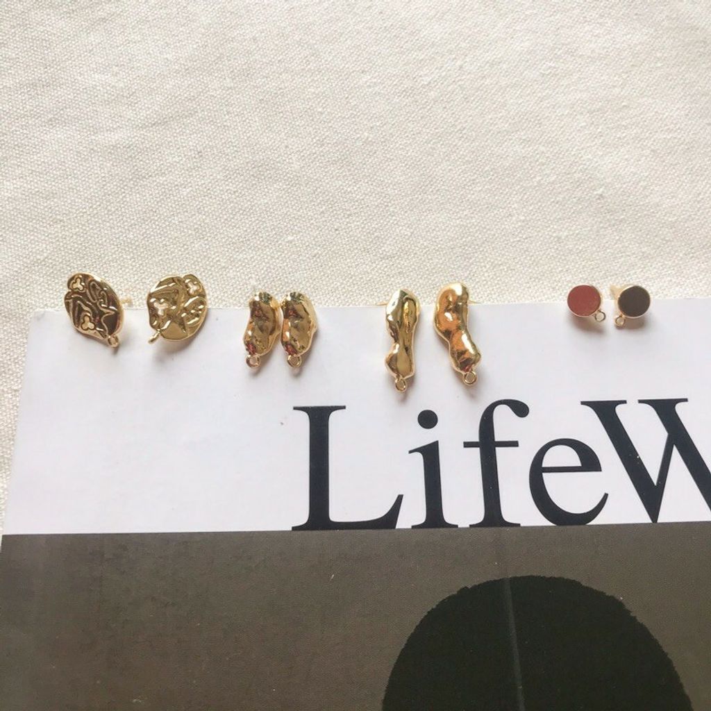 Irregular earring accessories