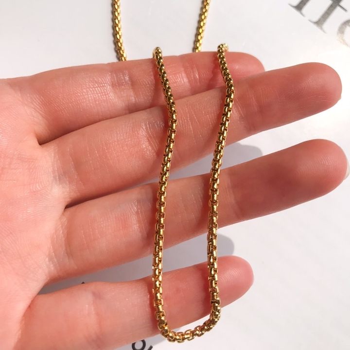 Anna Jewellery Handicraft - DIY Chain: Stainless steel Boxchain