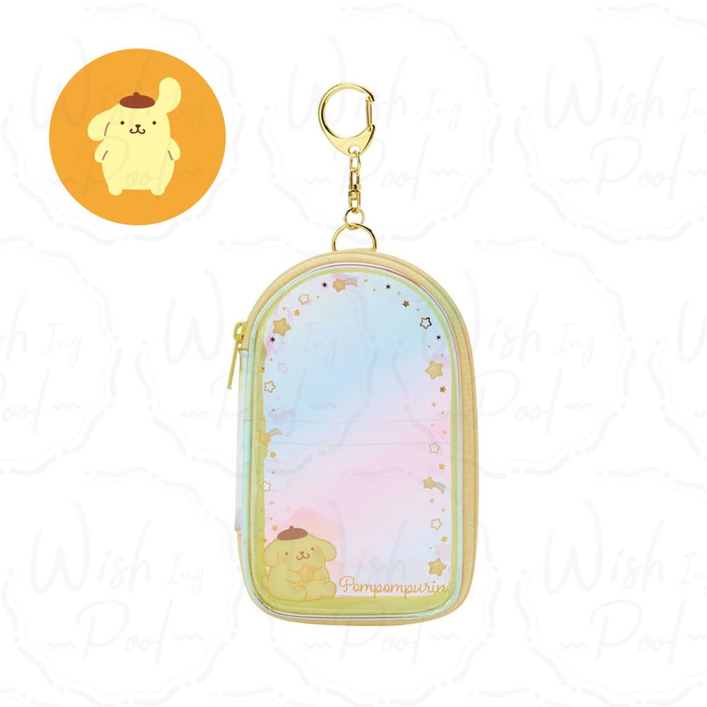 Sanrio 三麗鷗 Enjoy Idol 極光壓克力收納包-官網-02-布丁狗