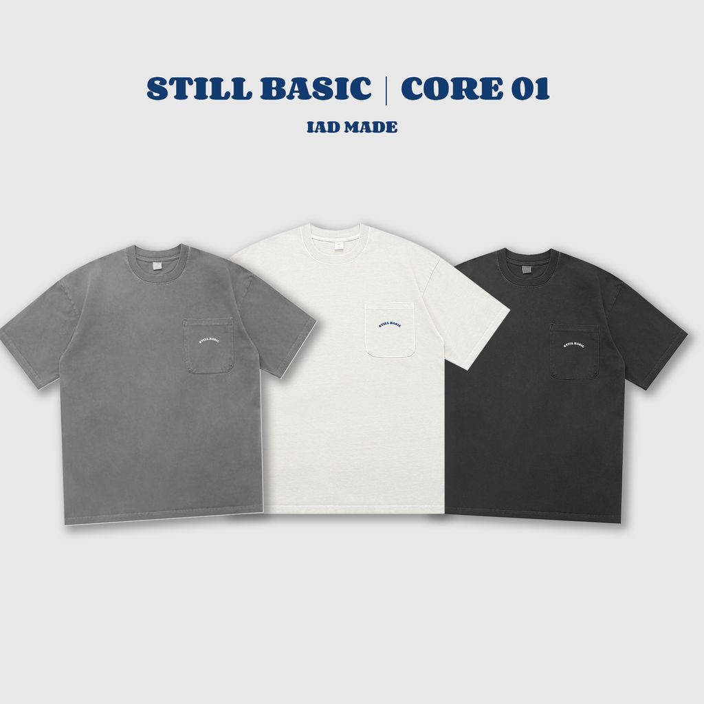 STILL BASIC｜CORE 01 - Pocket Tee IAD MADE