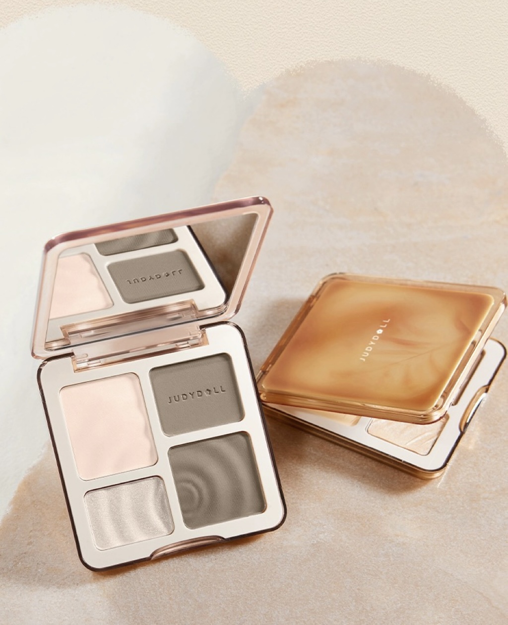 Judydoll Dual Contouring Highlighter Palette 8g 橘朵双拼修容高光盘