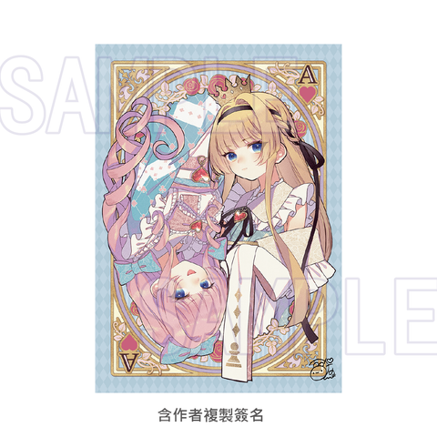 愛麗絲展藝術微噴數位版畫05-不思議之國與敬之國的「兩位愛麗絲」