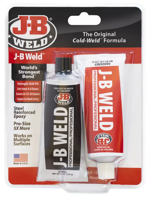 JB Weld – Pro Size - 10 oz Twin Tube (Blister2)-1