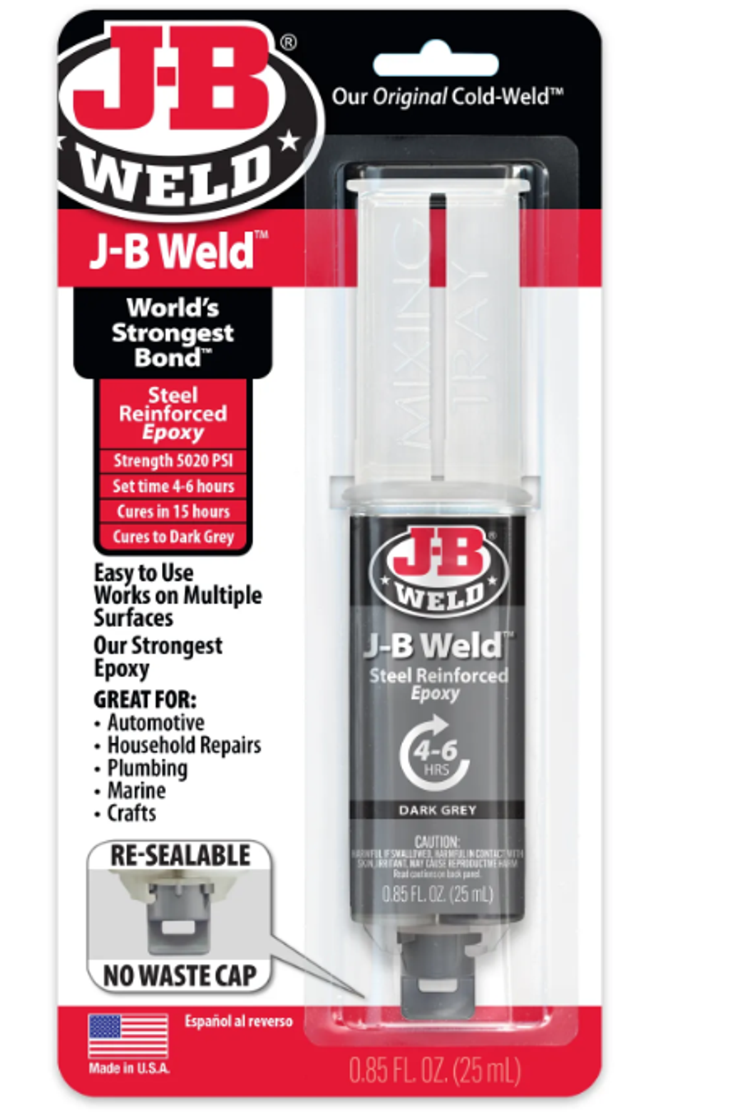 JB 50165 JB WELD SYRINGE 25 ml