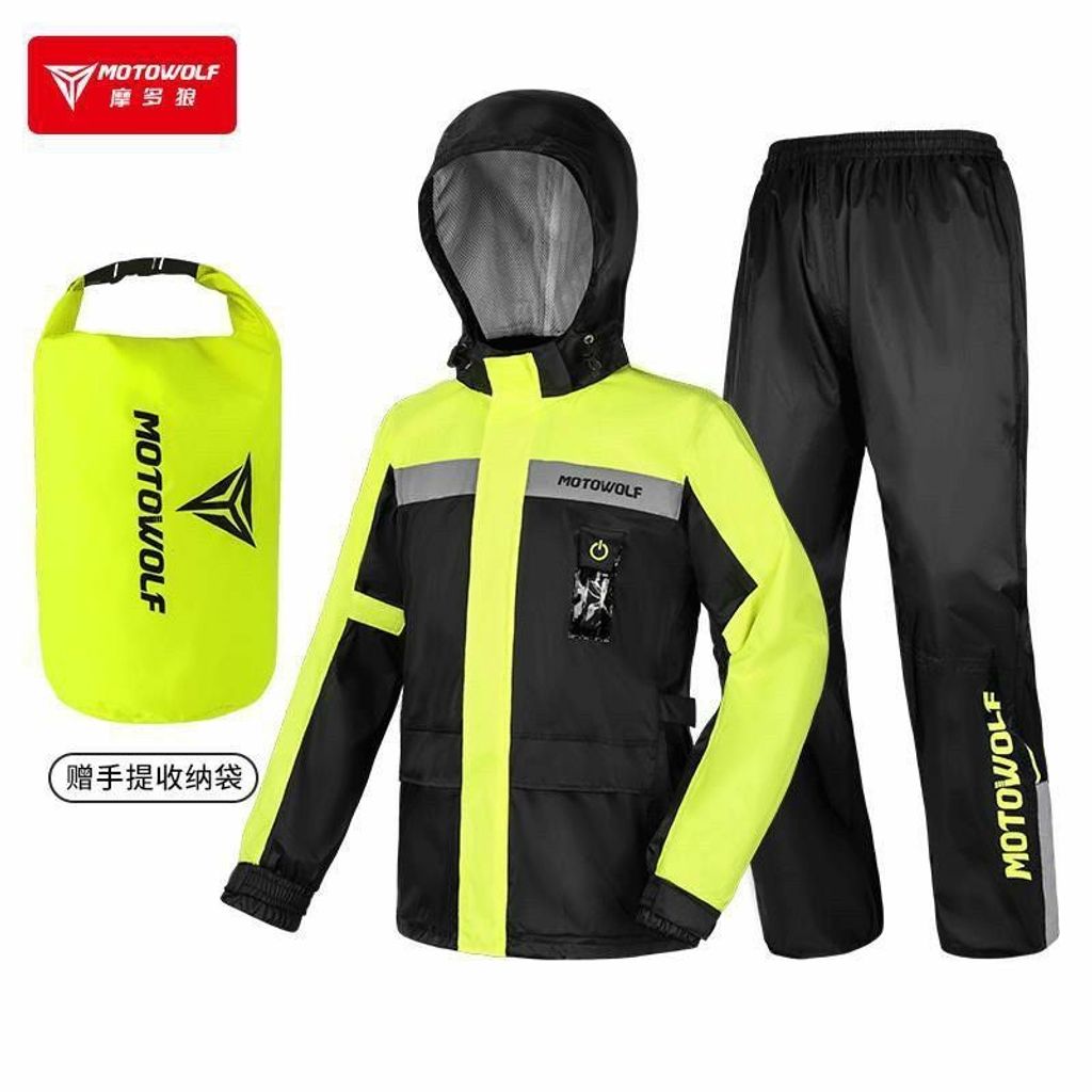 RAIN GEAR Rainoff RO-01 Raincoat Baju Hujan Rainsuit motorcycle