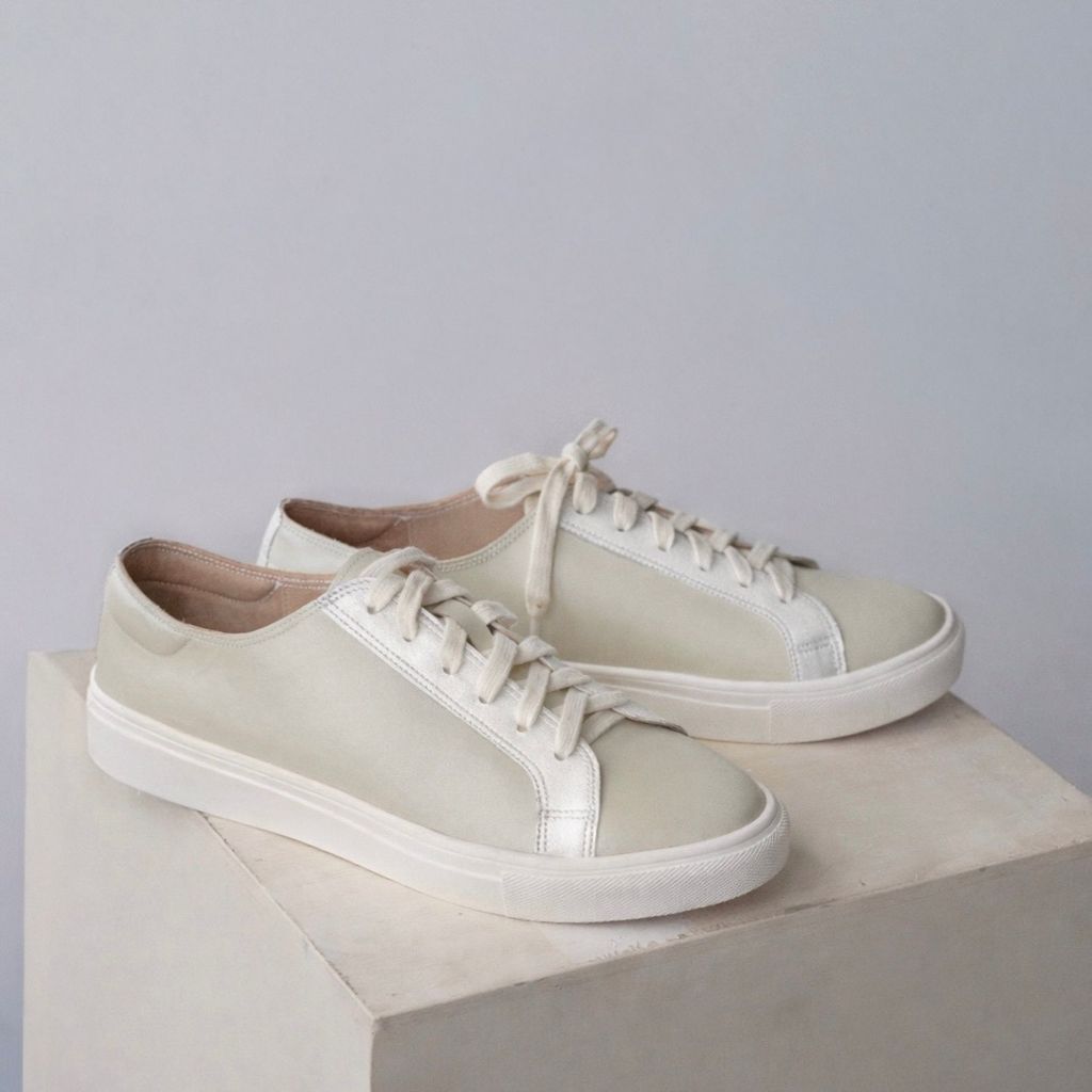 小白鞋 米白拼色