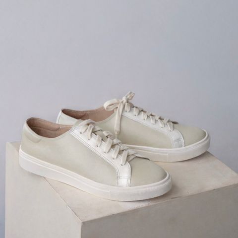 小白鞋 米白拼色