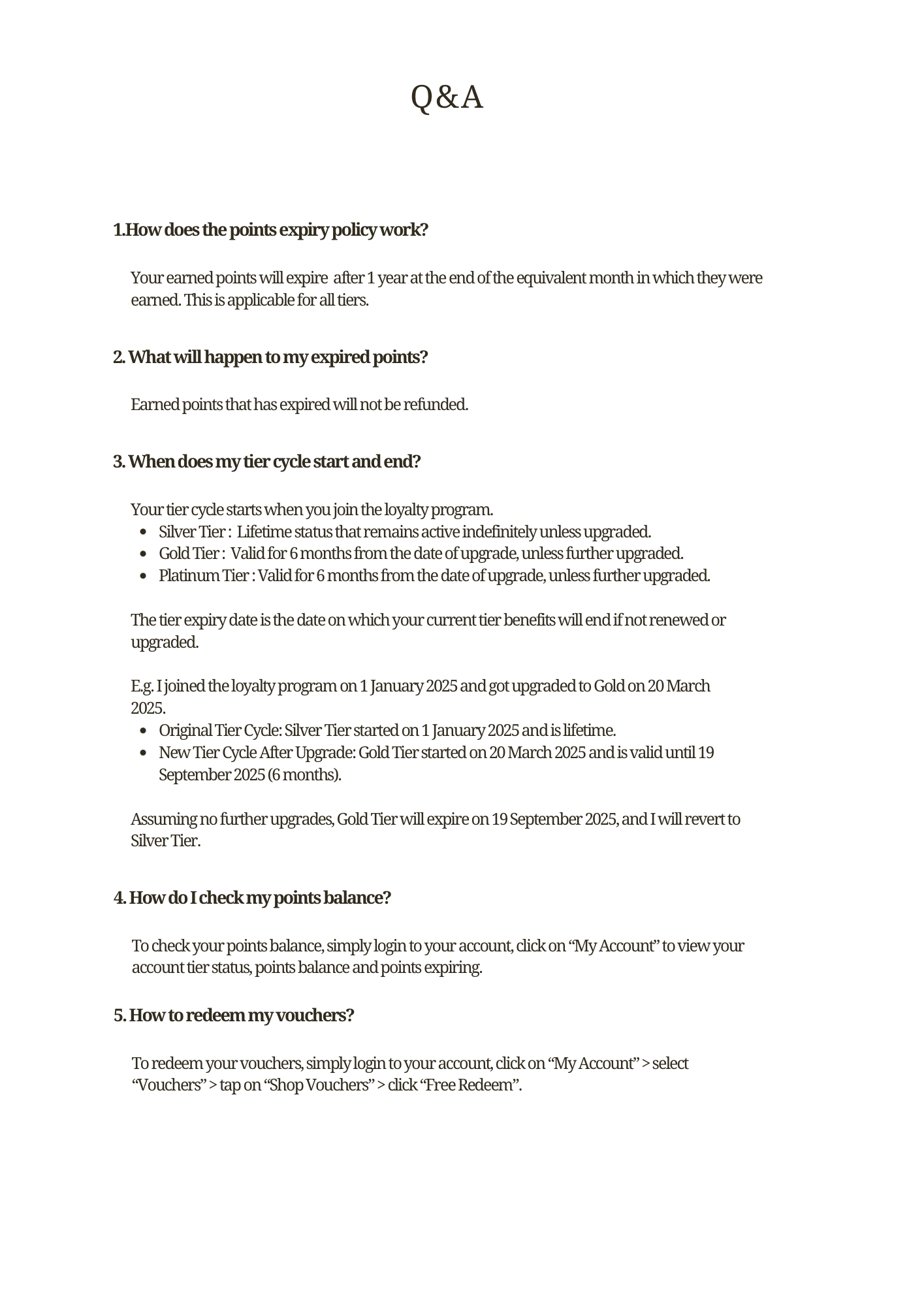 LOYALTY PROGRAM - 3