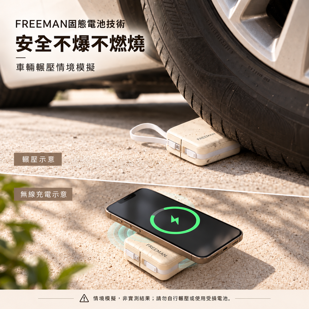 FREEMAN固態電池碾壓情境模擬