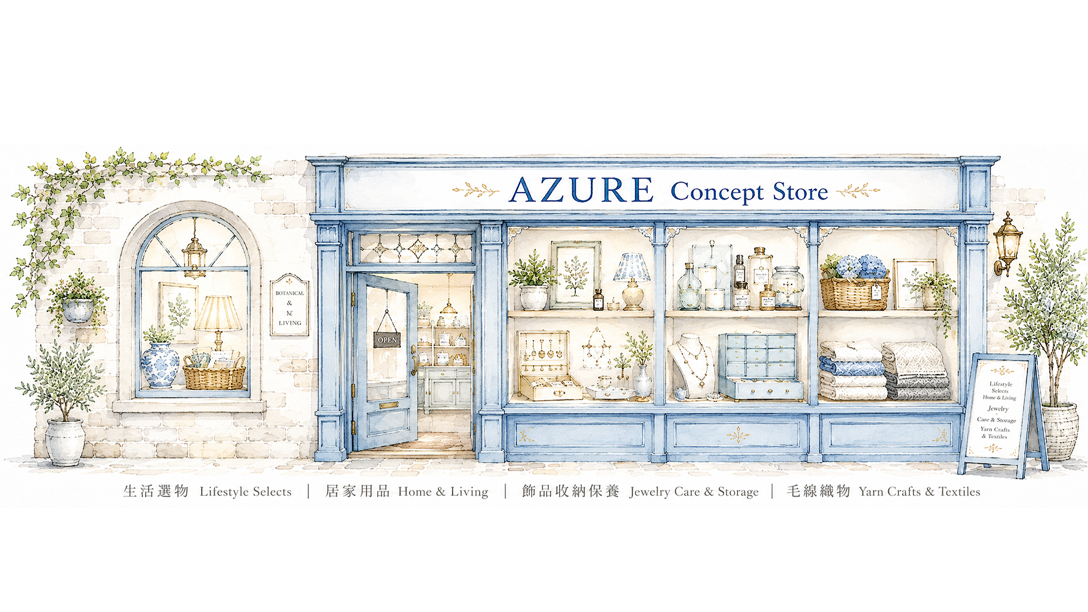 AZURE · 青澄 | 青澄選物店 & INner Flame 居燃