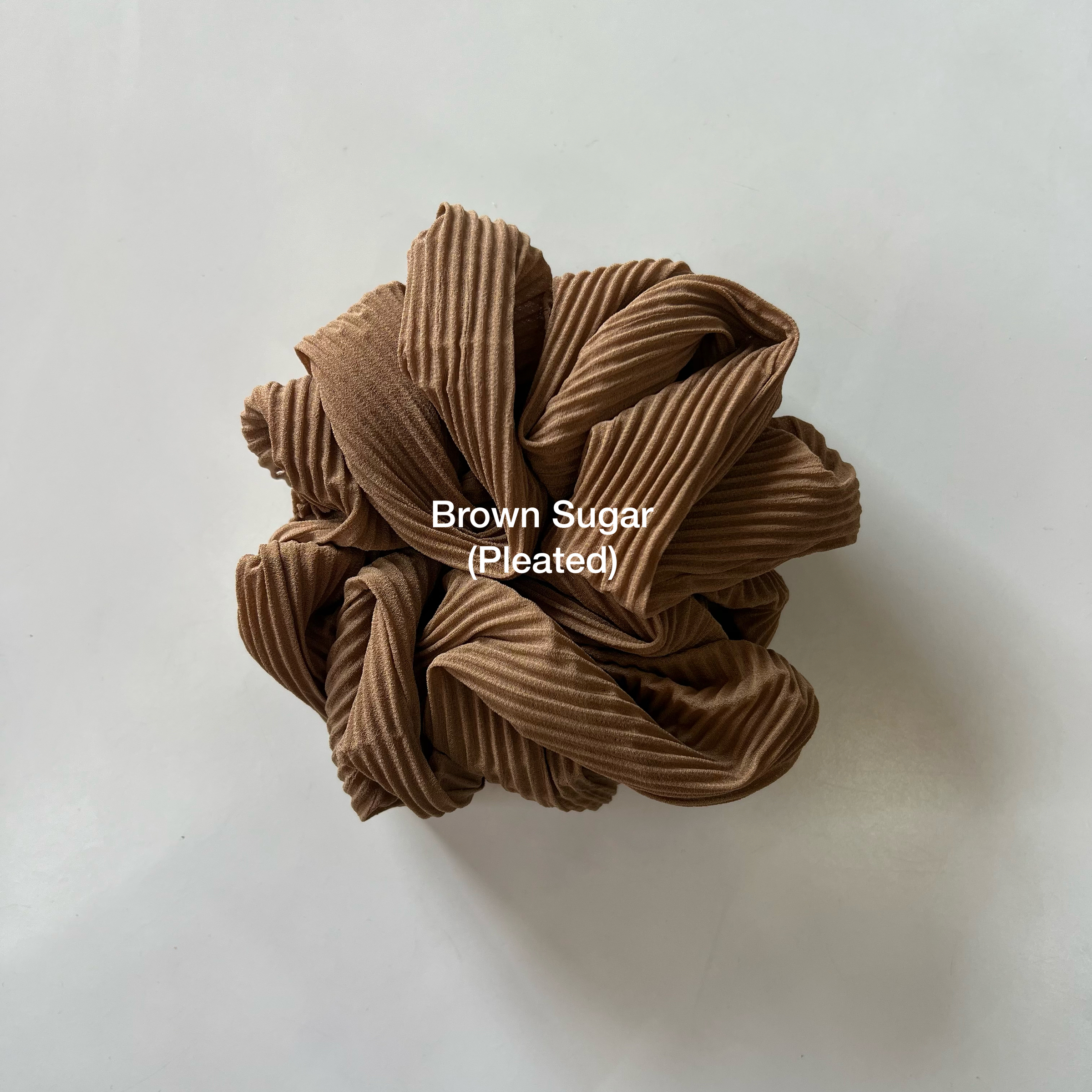 brown sugar (pleated)