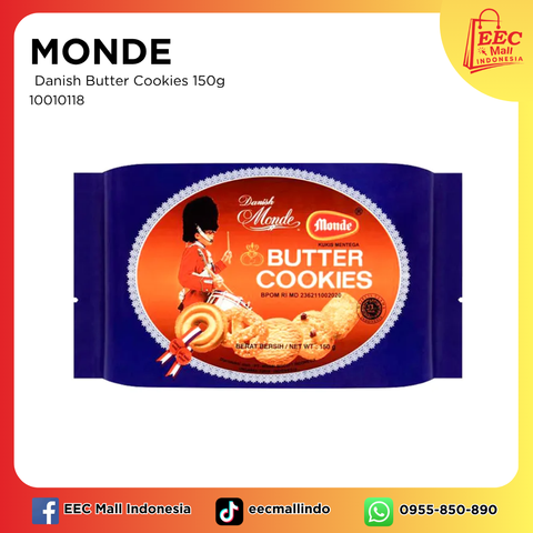 _10010118 MONDE Danish Butter Cookies 150g