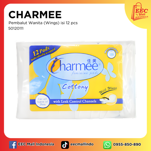 50120111 CHARMEE Pembalut Wanita (Wings) isi 12 pcs 