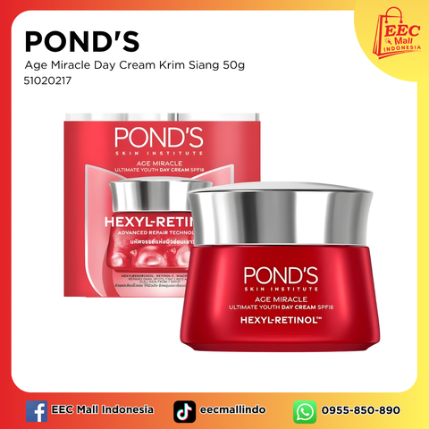 51020217 POND'S Age Miracle Day Cream Krim Siang 50g