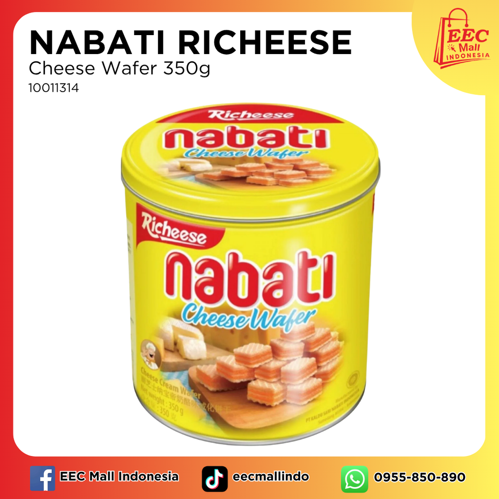 10011314 NABATI RICHEESE Cheese Wafer 350g