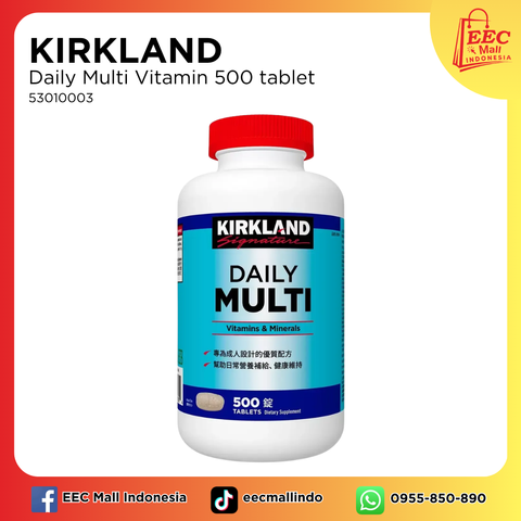 53010003 KIRKLAND Daily Multi Vitamin 500 tablet