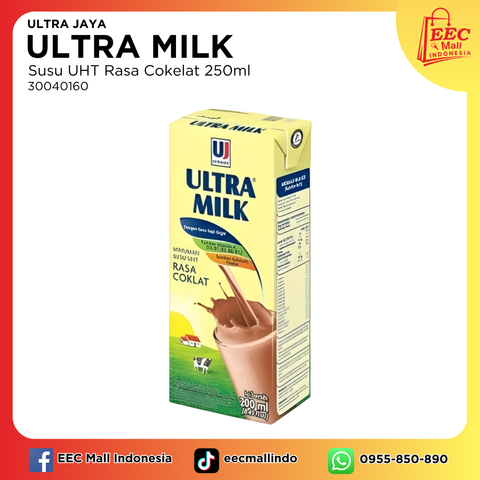 30040160UJ ULTRA Milk Rasa Coklat_250ml24