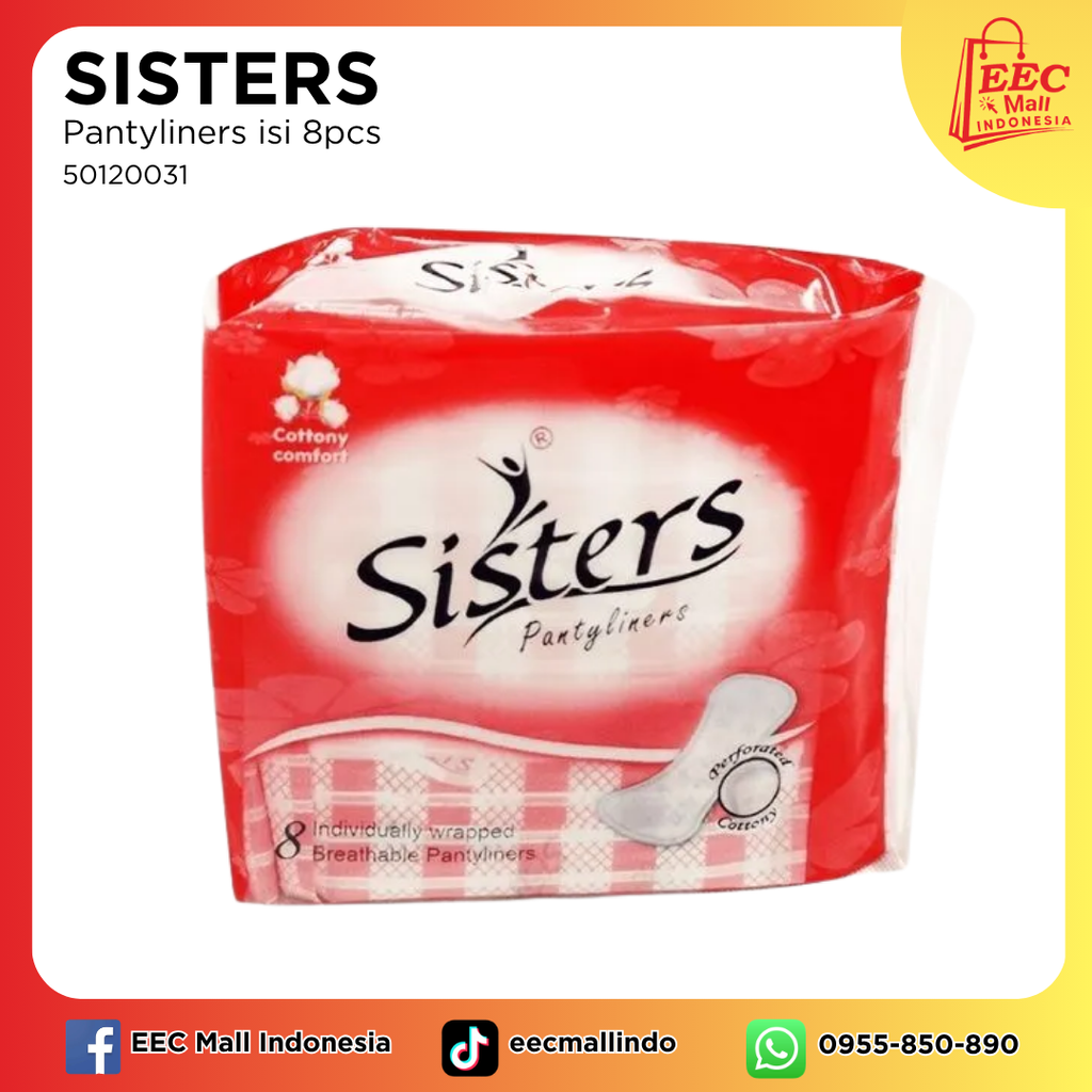 50120031 SISTERS Pantyliners isi 8pcs