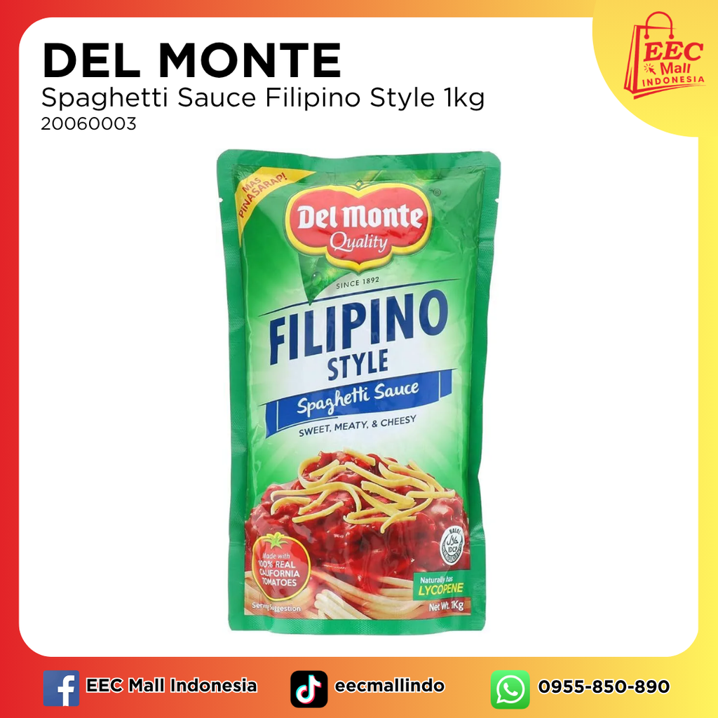 20060003 DEL MONTE Spaghetti Sauce Filipino Style 1kg
