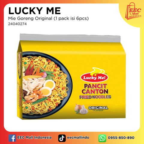24040274 LUCKY ME Mie Goreng Original (1 pack isi 6pcs)